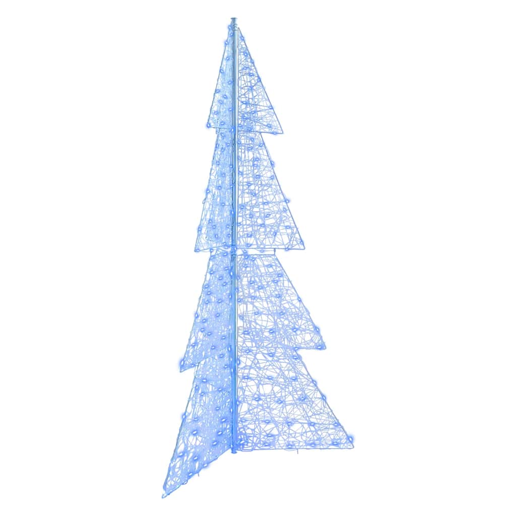 Weihnachtsbaum mit 100 LEDs Warmes Weiß 120 cm Acryl