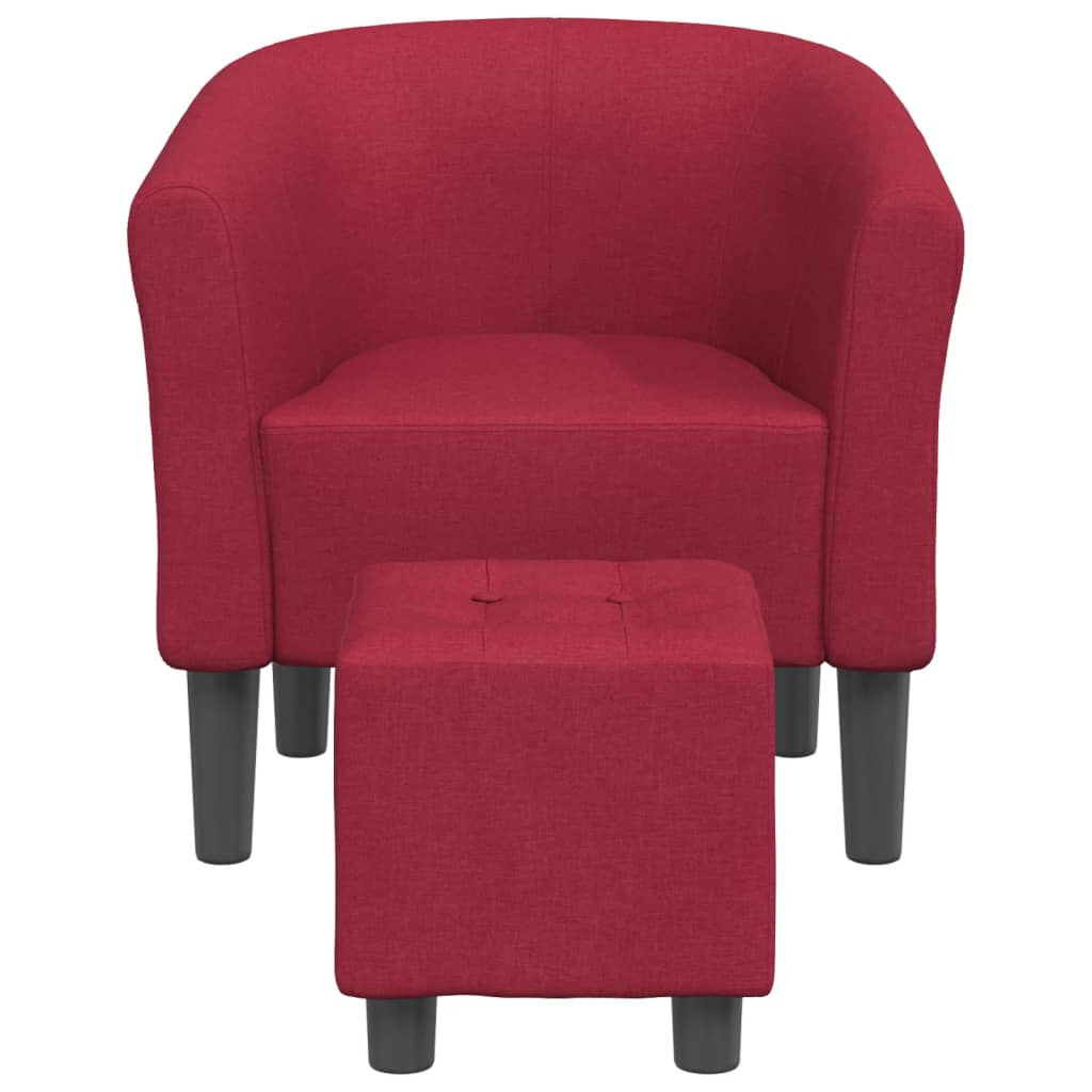 Clubsessel Dunkelgrau Stoff