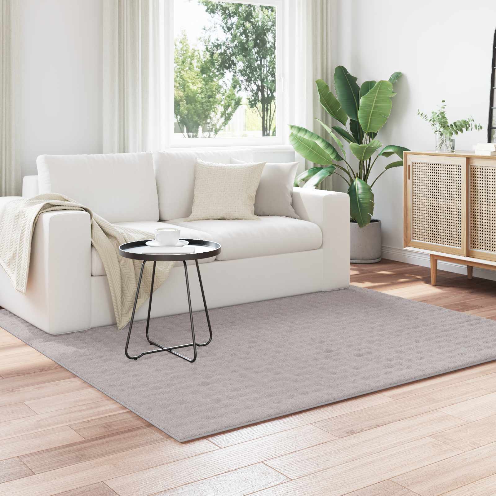 Bereichsteppiche Rechtwinklig SIROLO Creme 150 x 80 cm