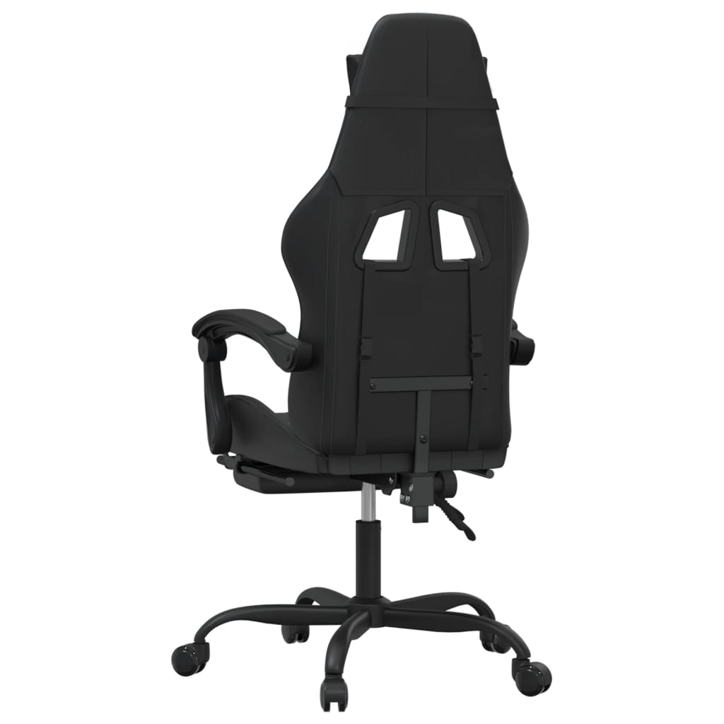 Gaming-Stuhl Drehbar Schwarz und Rot Kunstleder