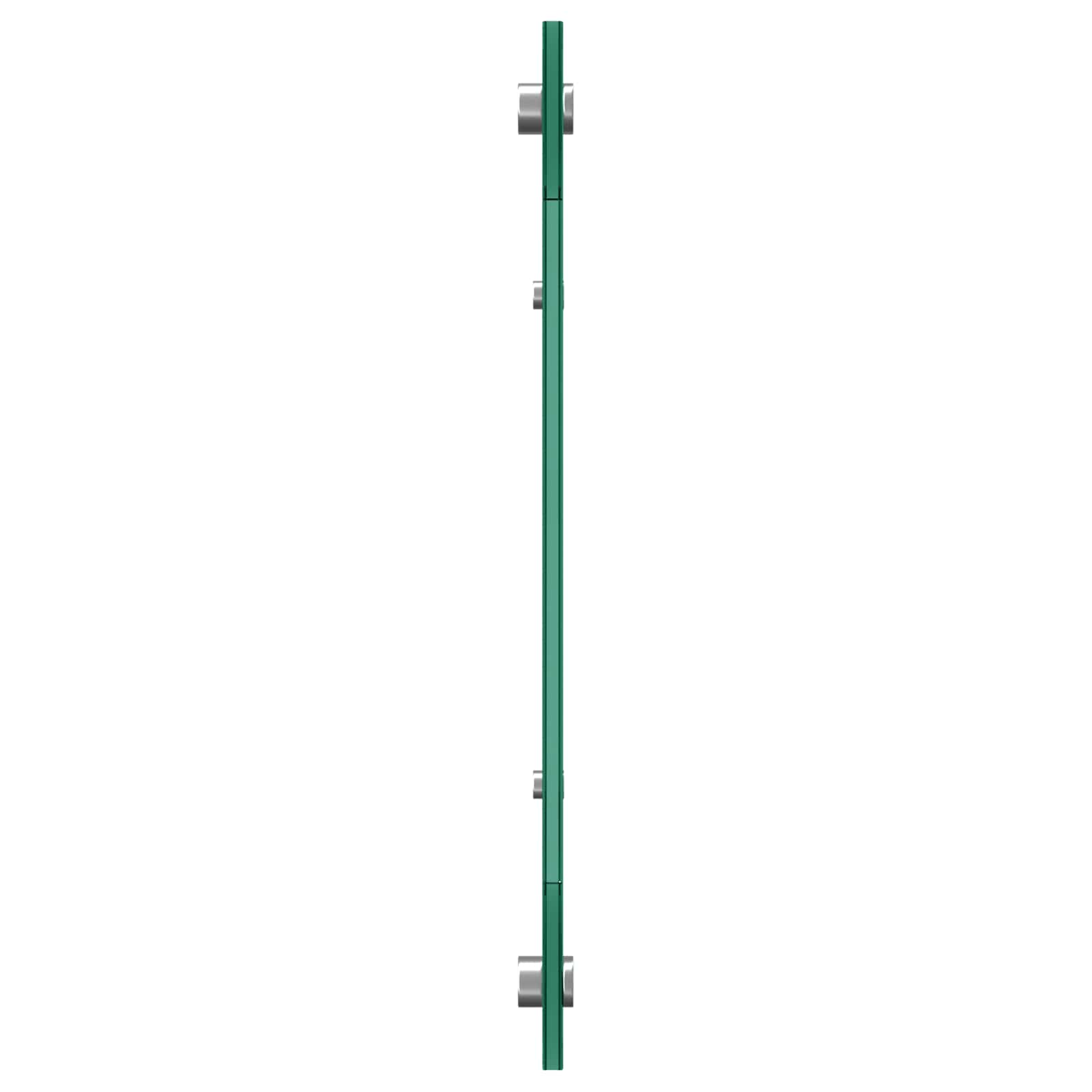 Küchenrückwand 2 pcs Weiß 70 x 40 cm Gehärtetes Glas