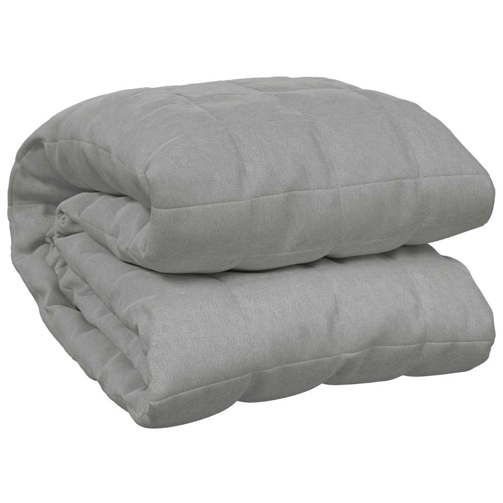 Gewichtsdecke Grau 122x183 cm 5 kg Stoff