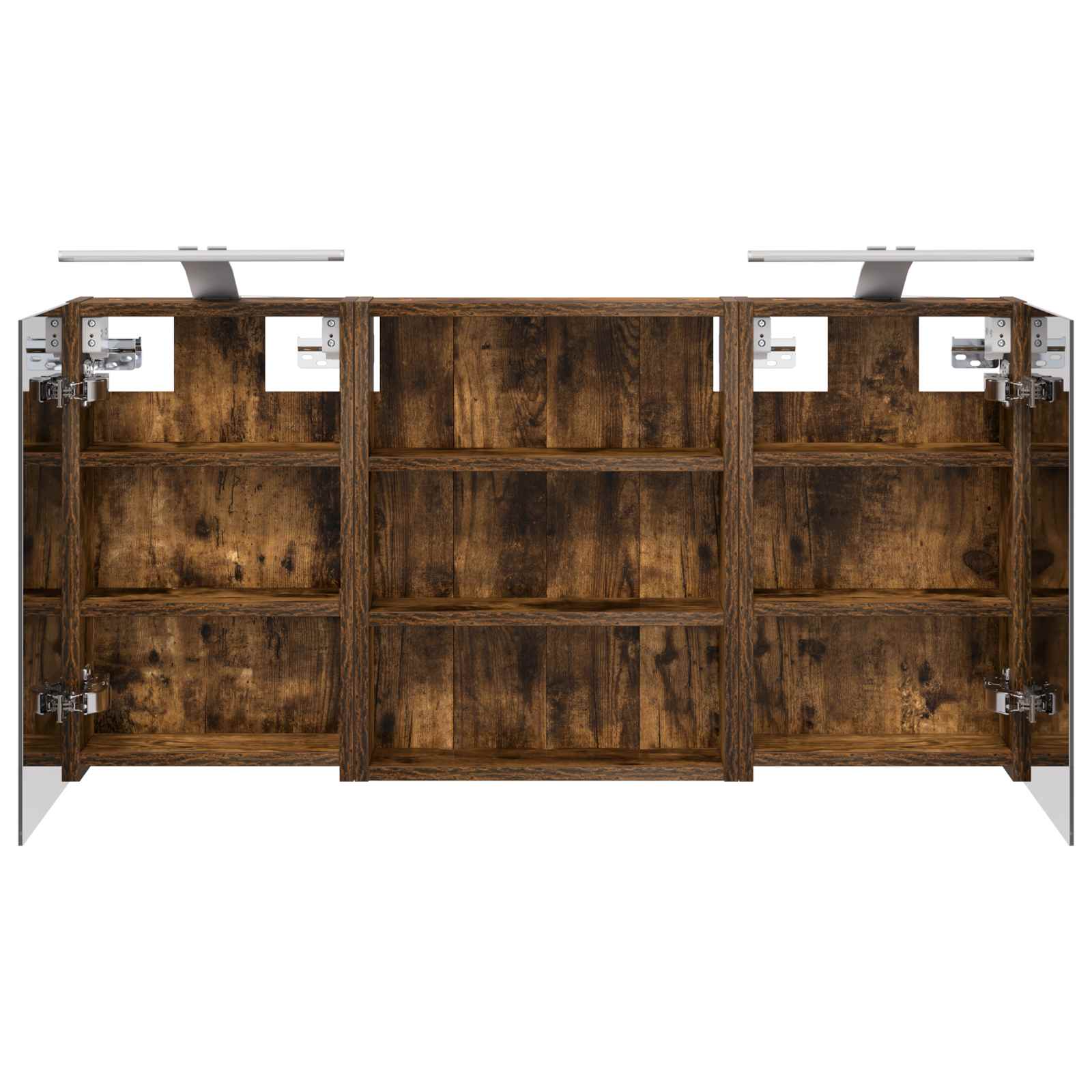 Badezimmerschrank-Set 3 pcs 80 x 10,5 x 50 cm Holzwerkstoff