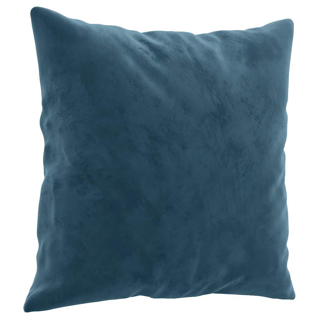 2-Sitzer-Sofa mit Zierkissen Dunkelgrün 120 cm Samt