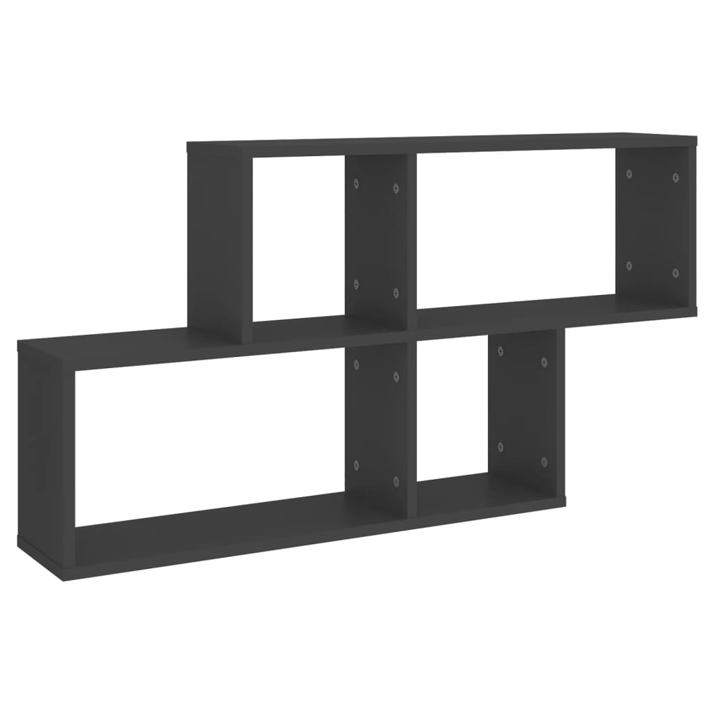 Wandregal Weiß 100x18x53 cm Holzwerkstoff
