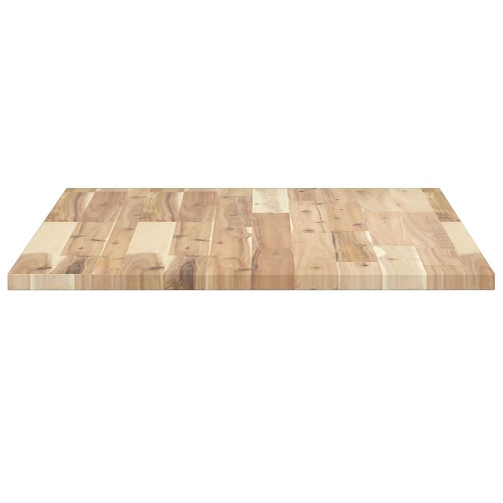 Tischplatte Rechteckig 60x50x2 cm Massivholz Akazie