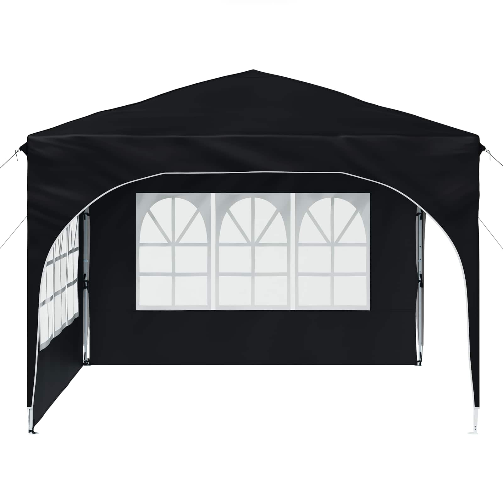Pop-up Partyzelt 290 x 290 x 245 cm Creme