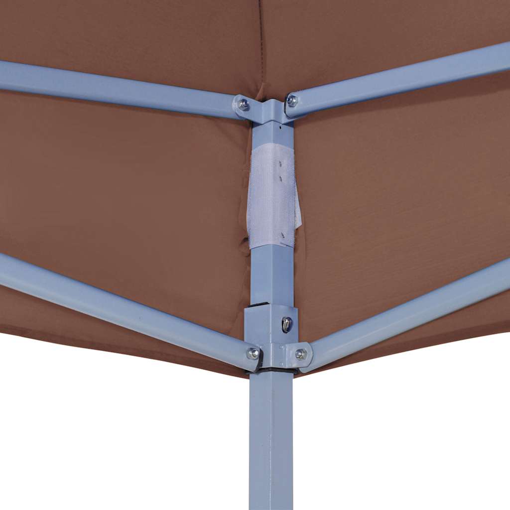 Partyzelt-Dach 3x3 m Beige 270 g/m²