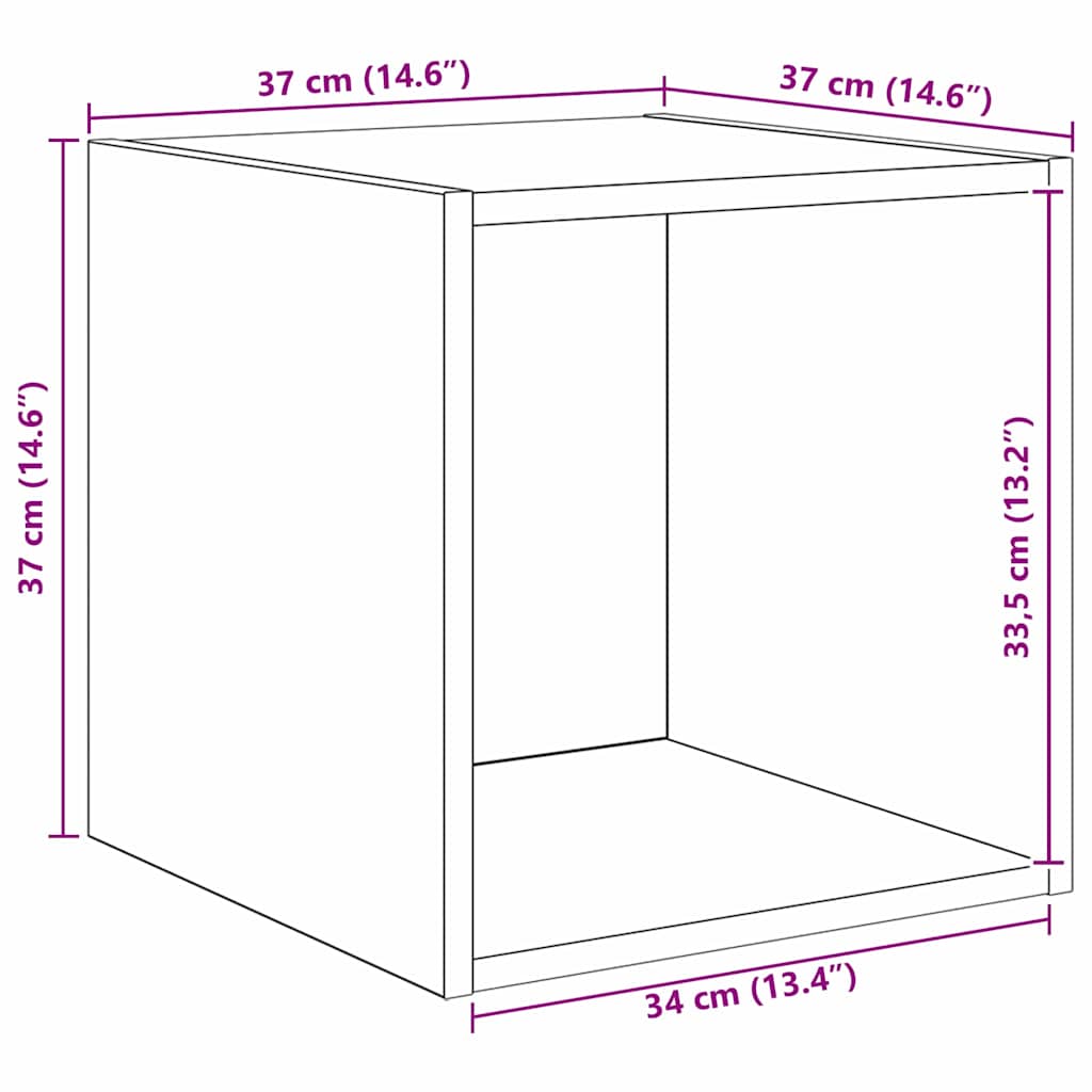 4-tlg. TV-Schrank-Set Weiß Holzwerkstoff