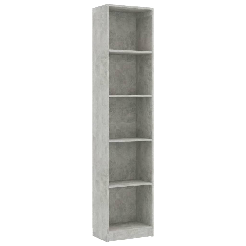 Bücherregal 3 Fächer Weiß 40x24x109 cm Holzwerkstoff