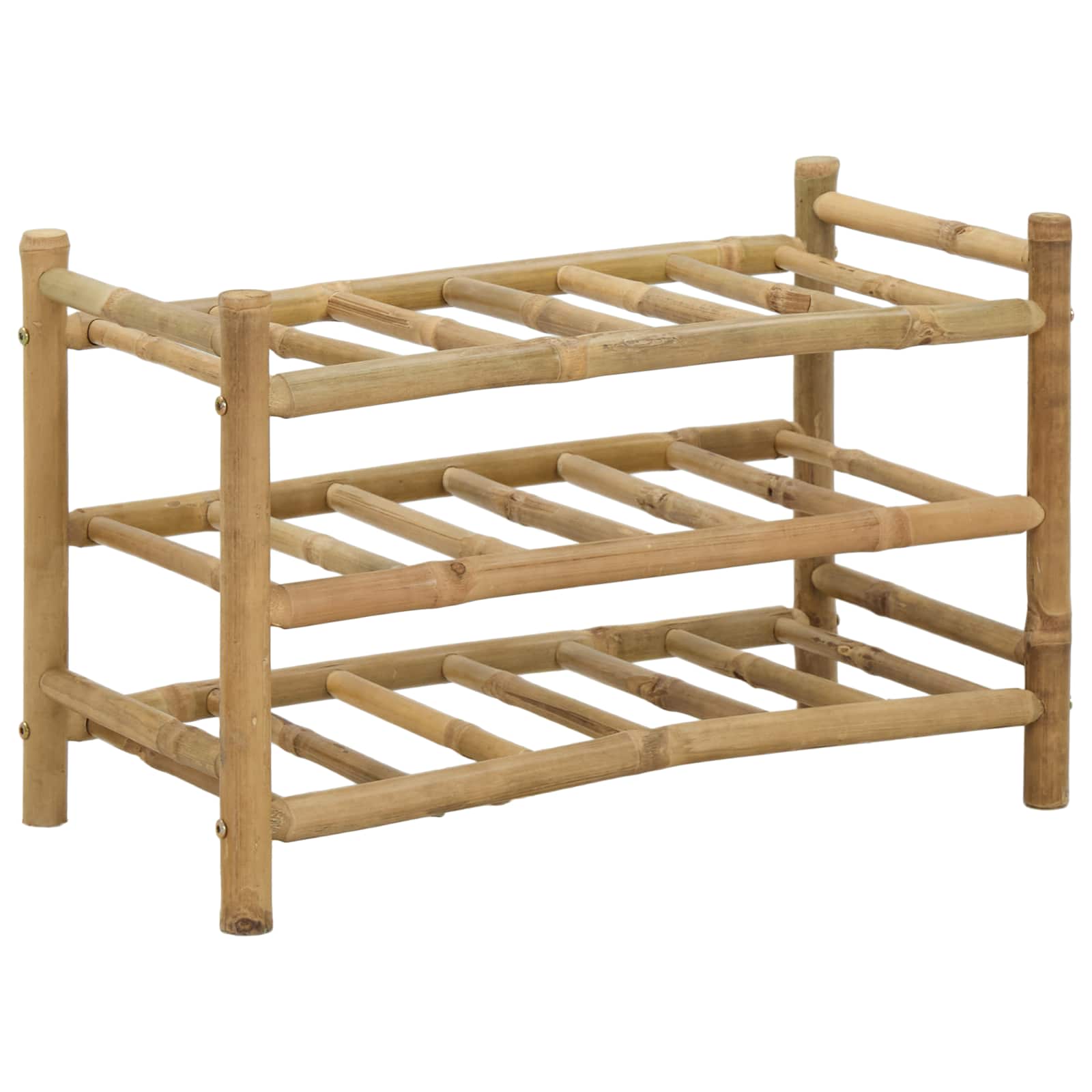 Weinregal Natur 32,5 x 29,5 x 36 cm Bambus