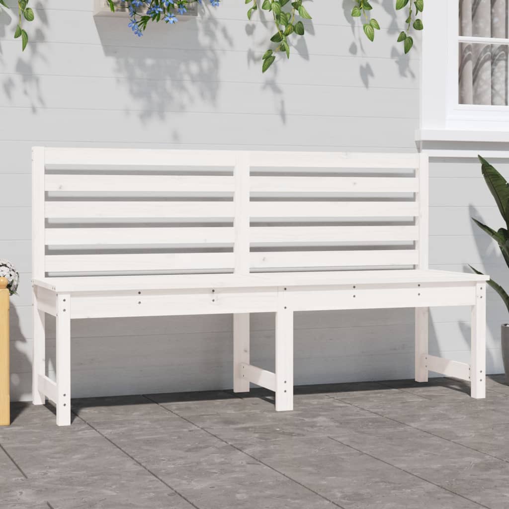 Gartenbank 109 cm Massivholz Kiefer