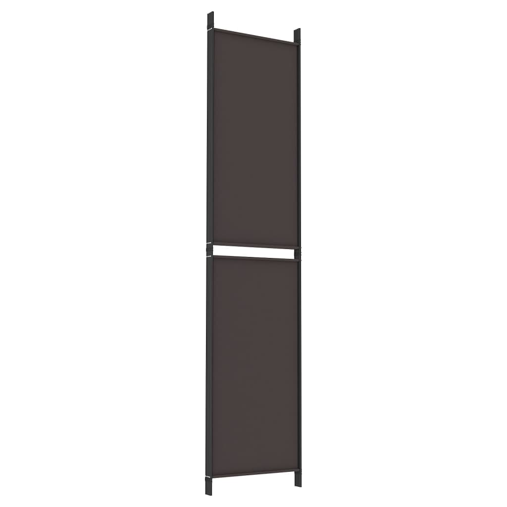 3-teiliger Raumteiler Beige 150 x 180 cm Stoff