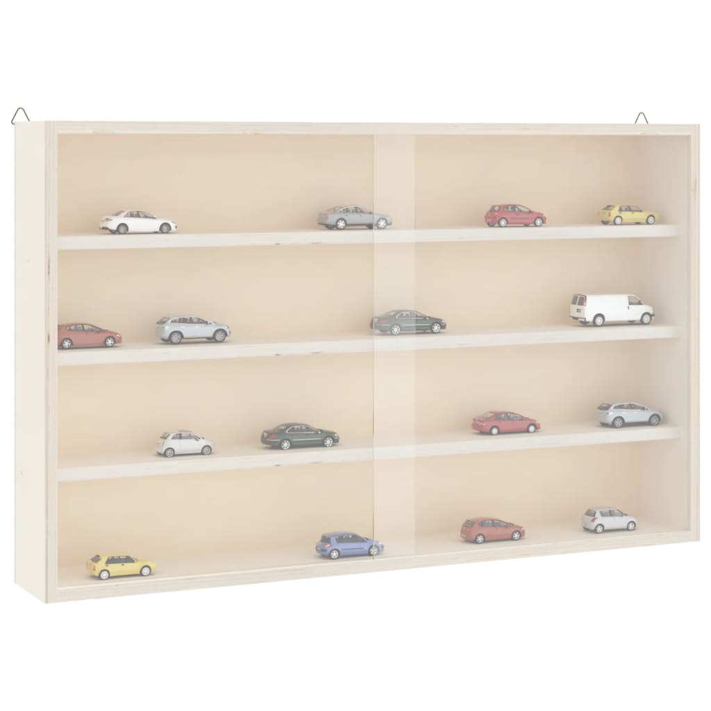 Sammlervitrine aus Holz mit Türen 40x8,5x37 cm