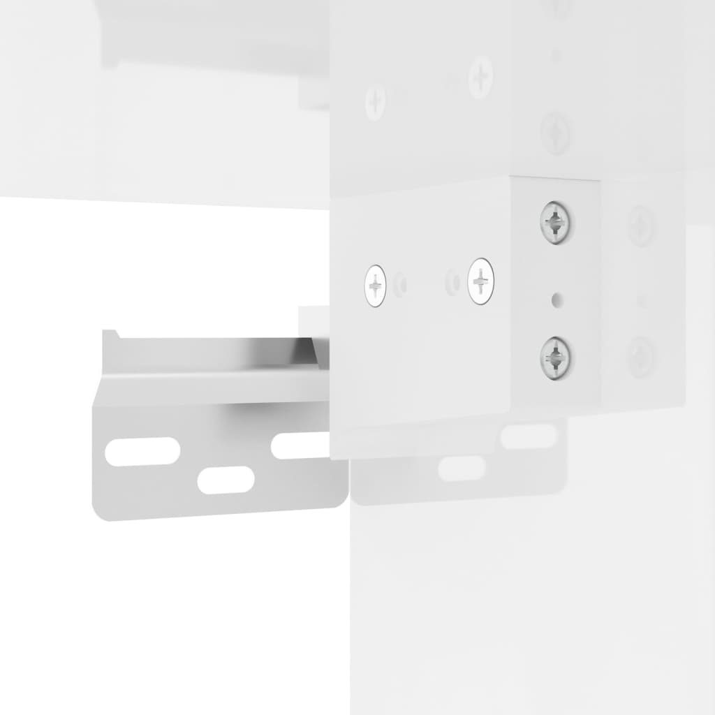 3-tlg. TV-Schrank-Set Weiß Holzwerkstoff