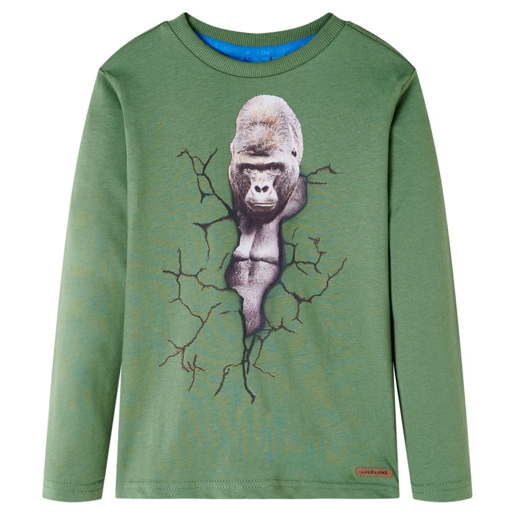 Kinder-Langarmshirt Dunkelocker 116