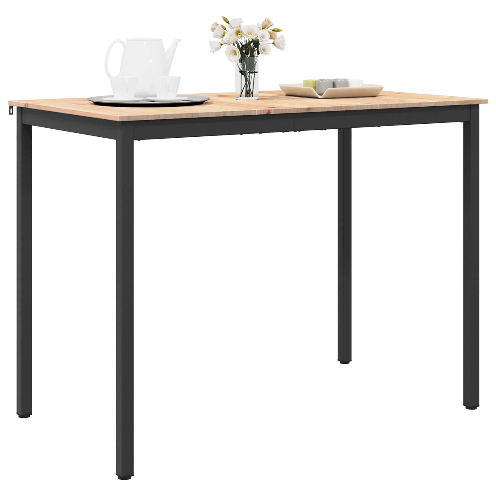 Bartisch Natur 200 x 100 x 105 cm Massives Kiefernholz