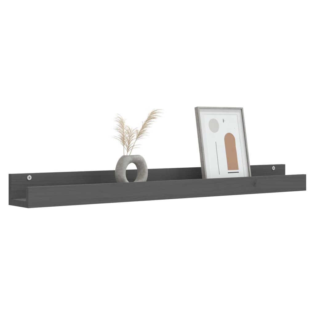 Wandregale 2 Stk. 50x12x9 cm Massivholz Kiefer