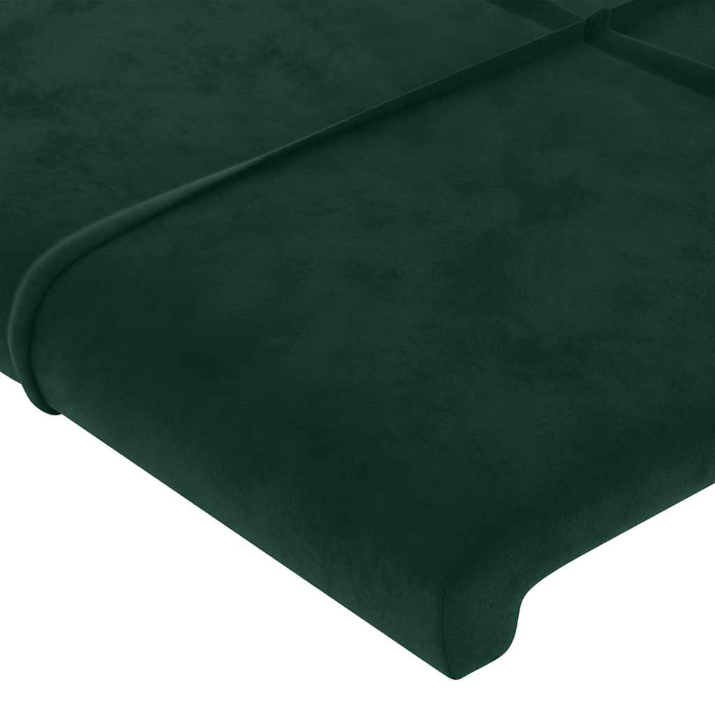 Kopfteil Hellgrau 80x5x118/128 cm Samt