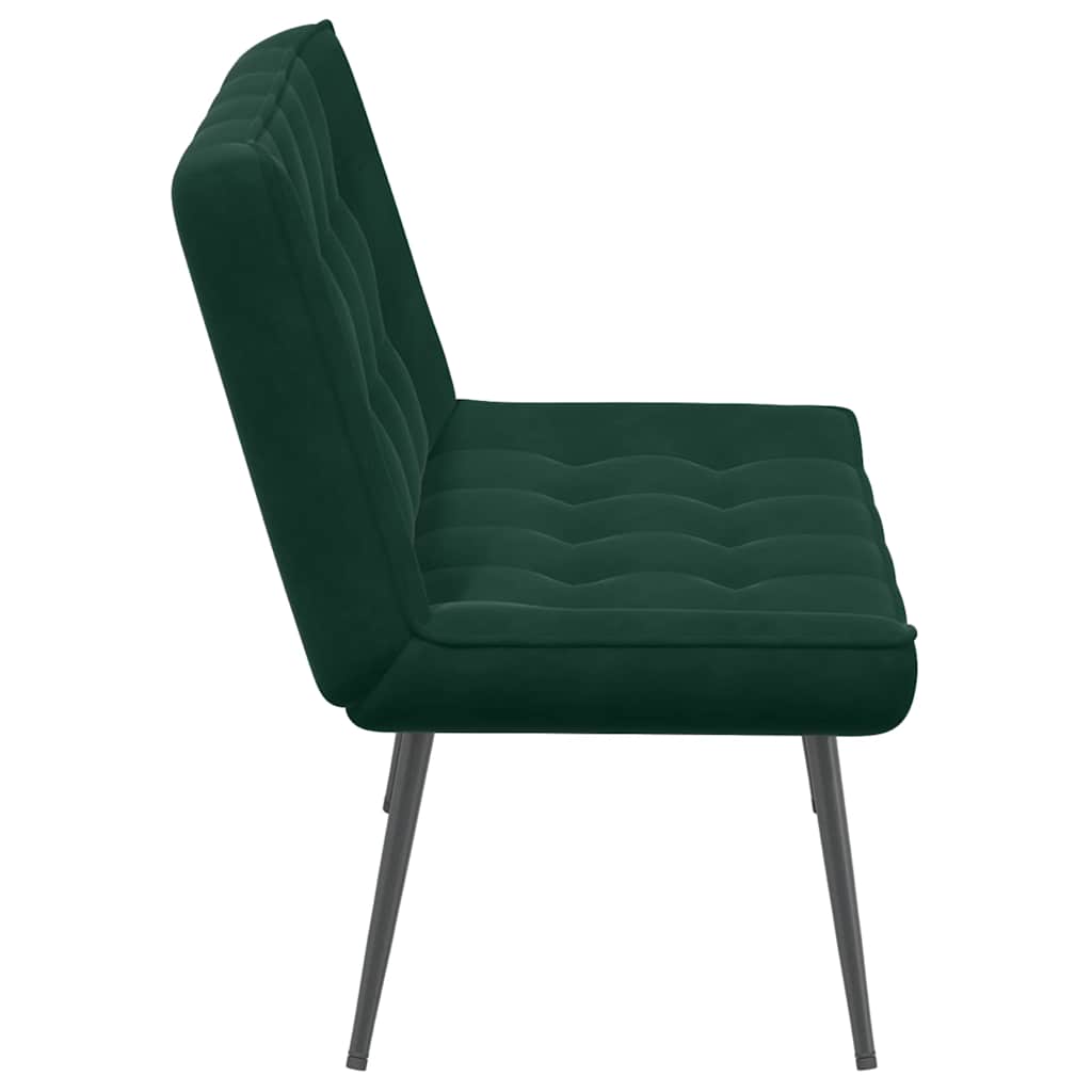 Sitzbank Hellgrau 110x74x84 cm Samt