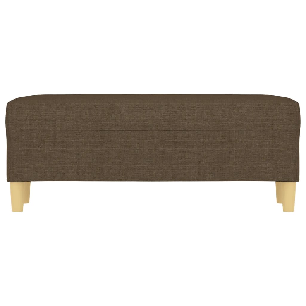 Sitzbank Hellgrau 70x35x41 cm Stoff