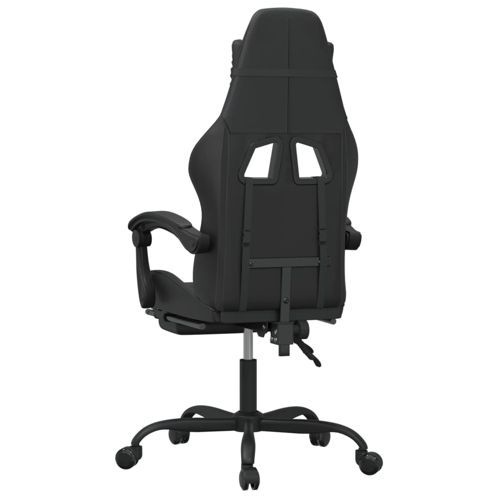 Gaming-Stuhl Schwarz und Golden Kunstleder