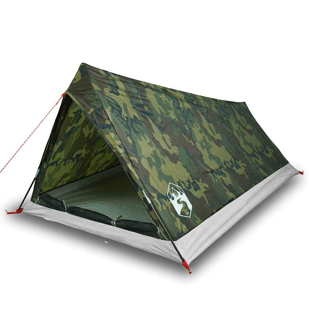 Campingzelt 2 Personen Olivgrün Wasserdicht