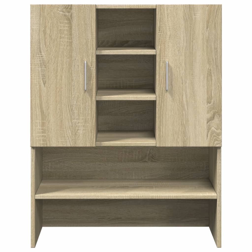 Waschmaschinenschrank Weiß 70,5x25,5x90 cm