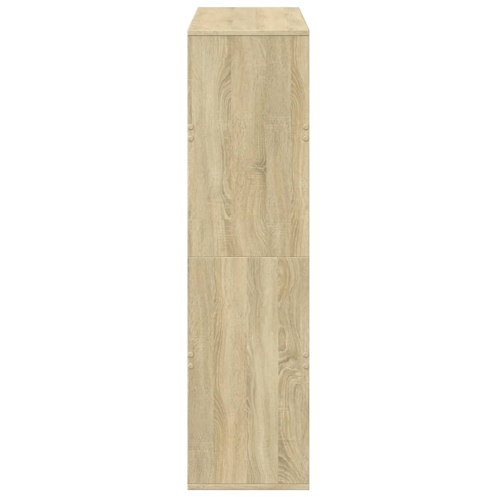Bücherregal Weiß 100x33x125,5 cm Holzwerkstoff