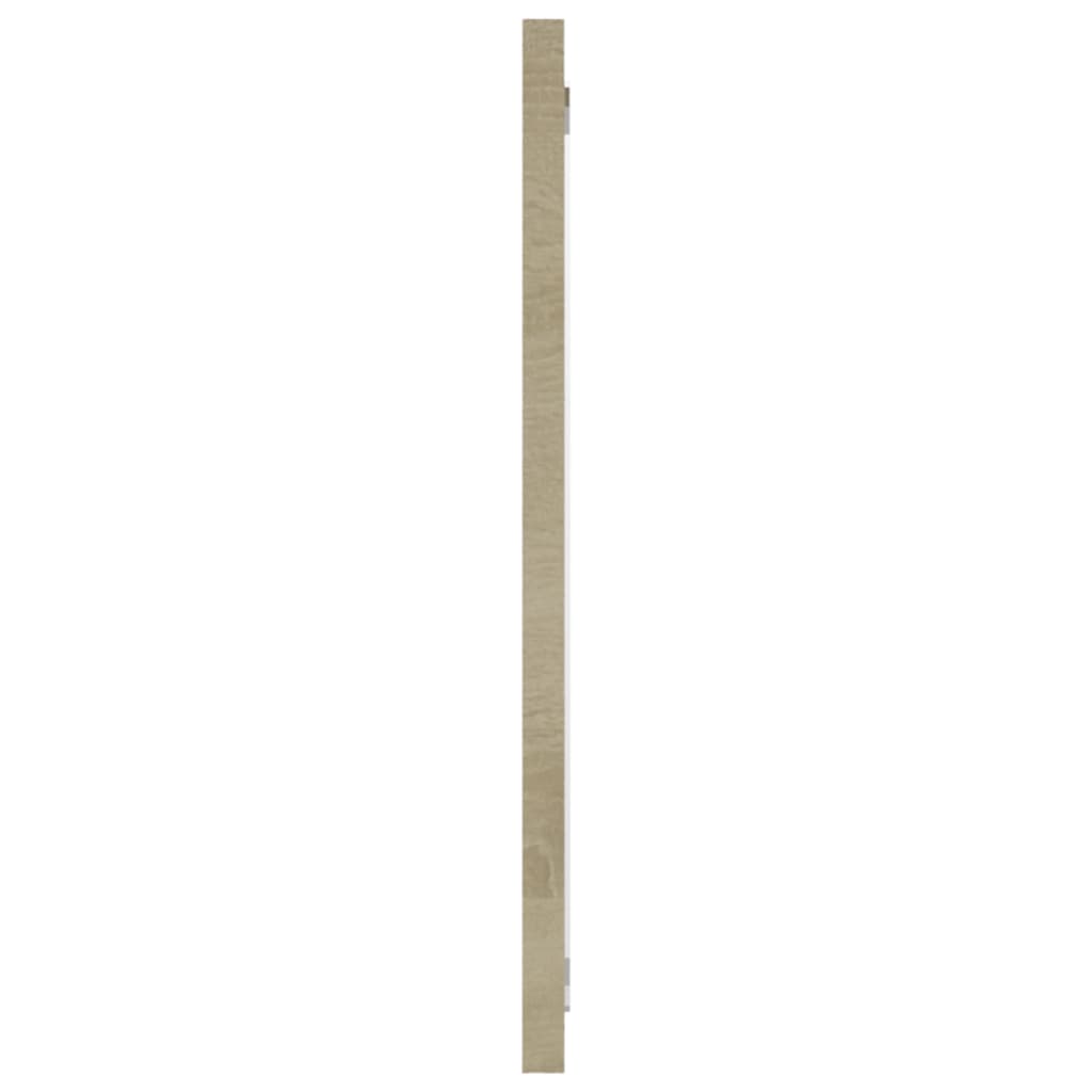 Badspiegel Weiß 40x1,5x37 cm Holzwerkstoff