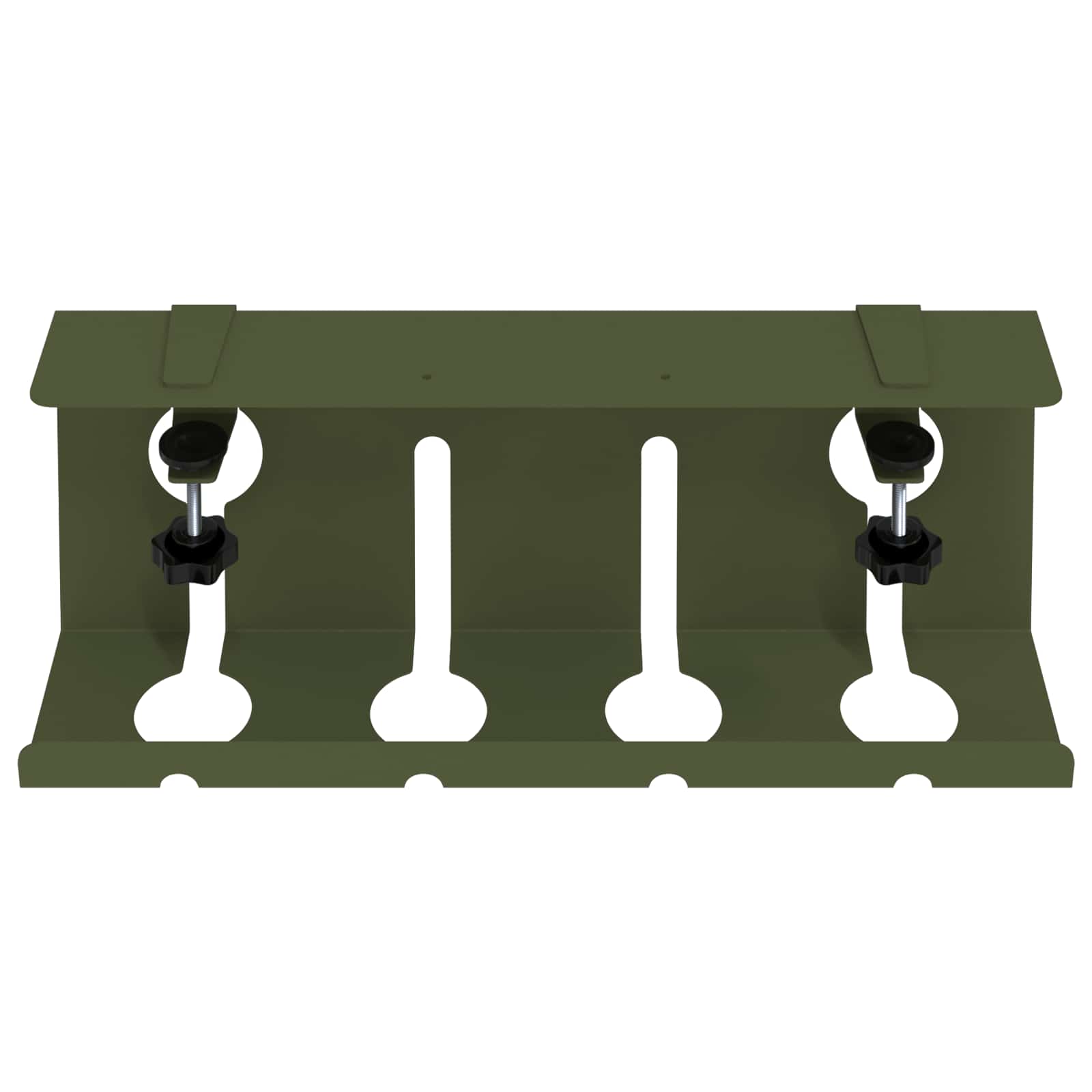 Unter dem Schreibtisch Kabelmanagement Tray 2 Stk. Anthrazit