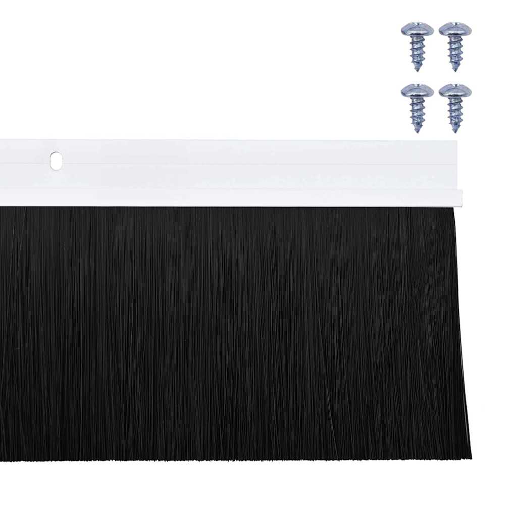Aufsteck Türbürstendichtungen 2 pcs Braun 100 cm