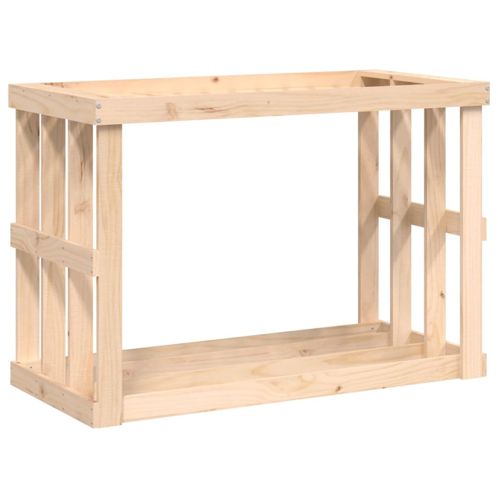 Outdoor-Kaminholzregal 108x52x106 cm Massivholz Kiefer