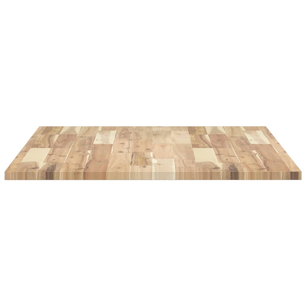 Tischplatte Rechteckig 60x50x2 cm Massivholz Akazie