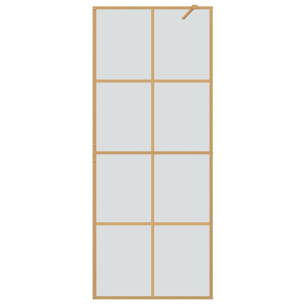 Duschwand für Begehbare Dusche mit Klarem ESG Glas 80x195 cm