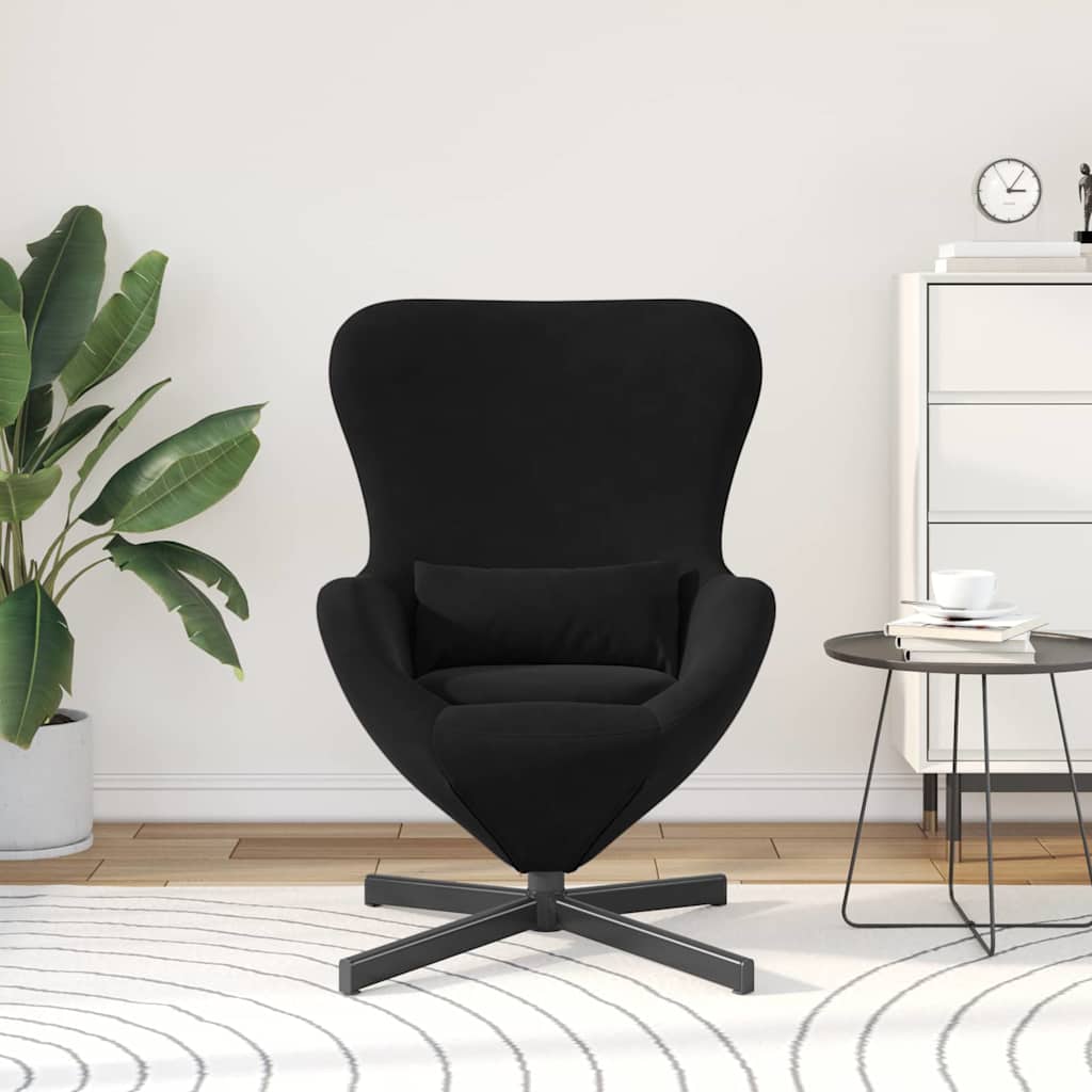 Eiersessel Blau 63 x 73 x 90 cm Samt