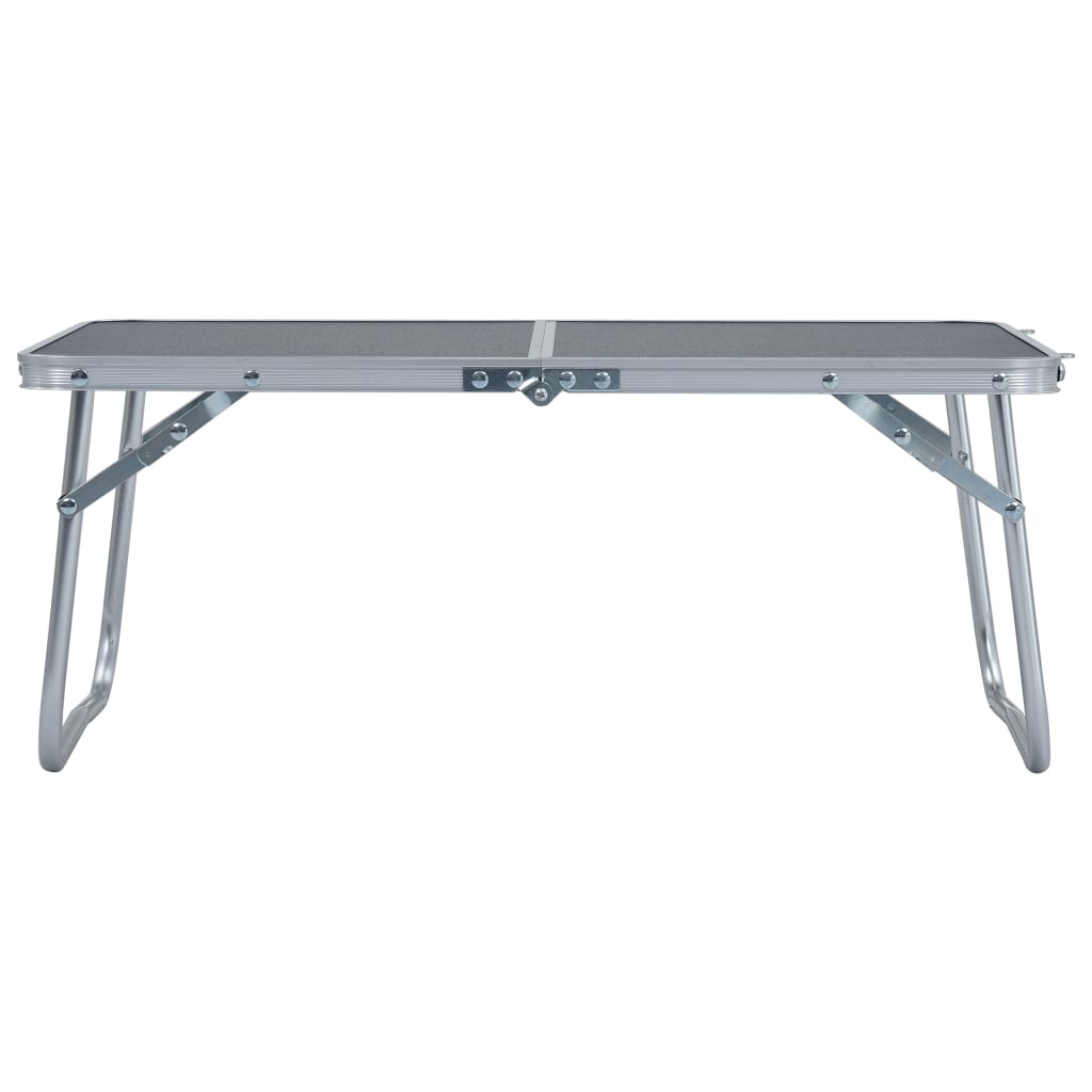 Klappbarer Campingtisch Weiß Aluminium 60 x 40 cm