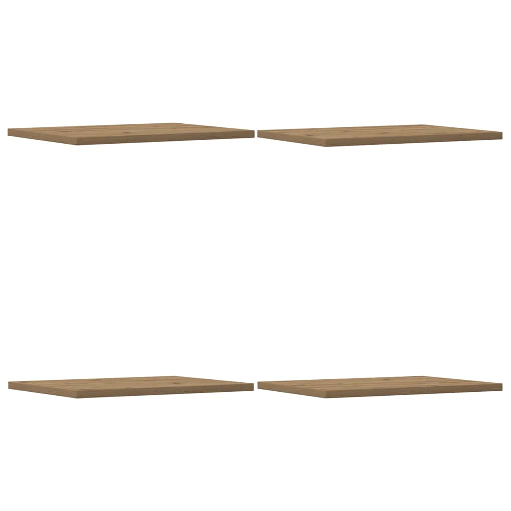 Bücherregal-Bretter 4 Stk. Weiß 40x10x1,5 cm Holzwerkstoff