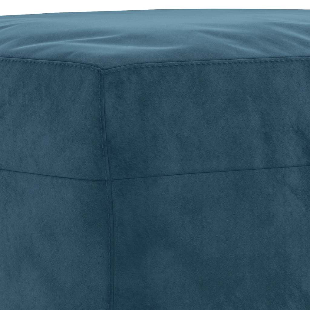 Fußhocker Hellgrau 60x50x41 cm Samt