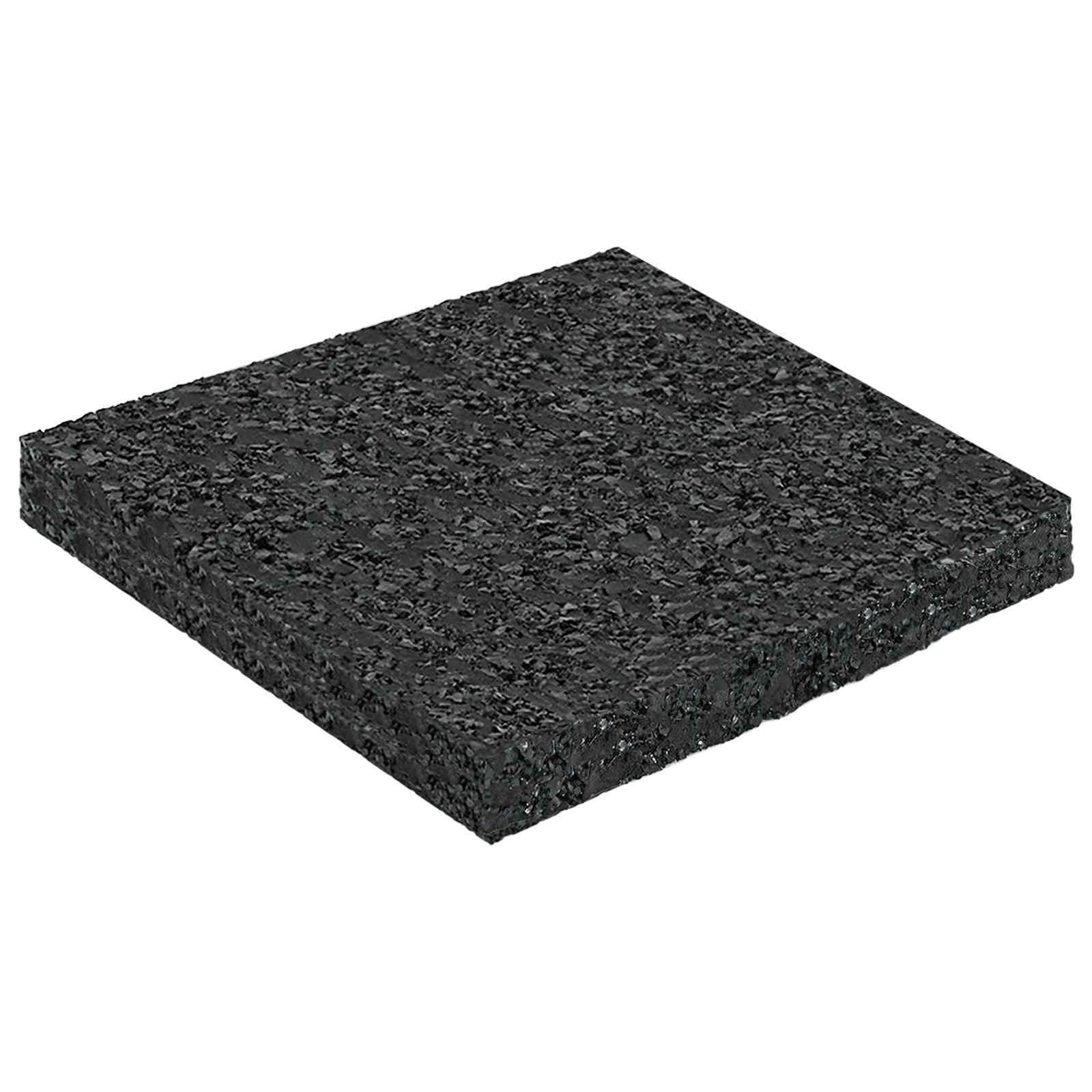Gummigranulat-Patiopad Schwarz 6 x 9 x 0,3 cm Gummi