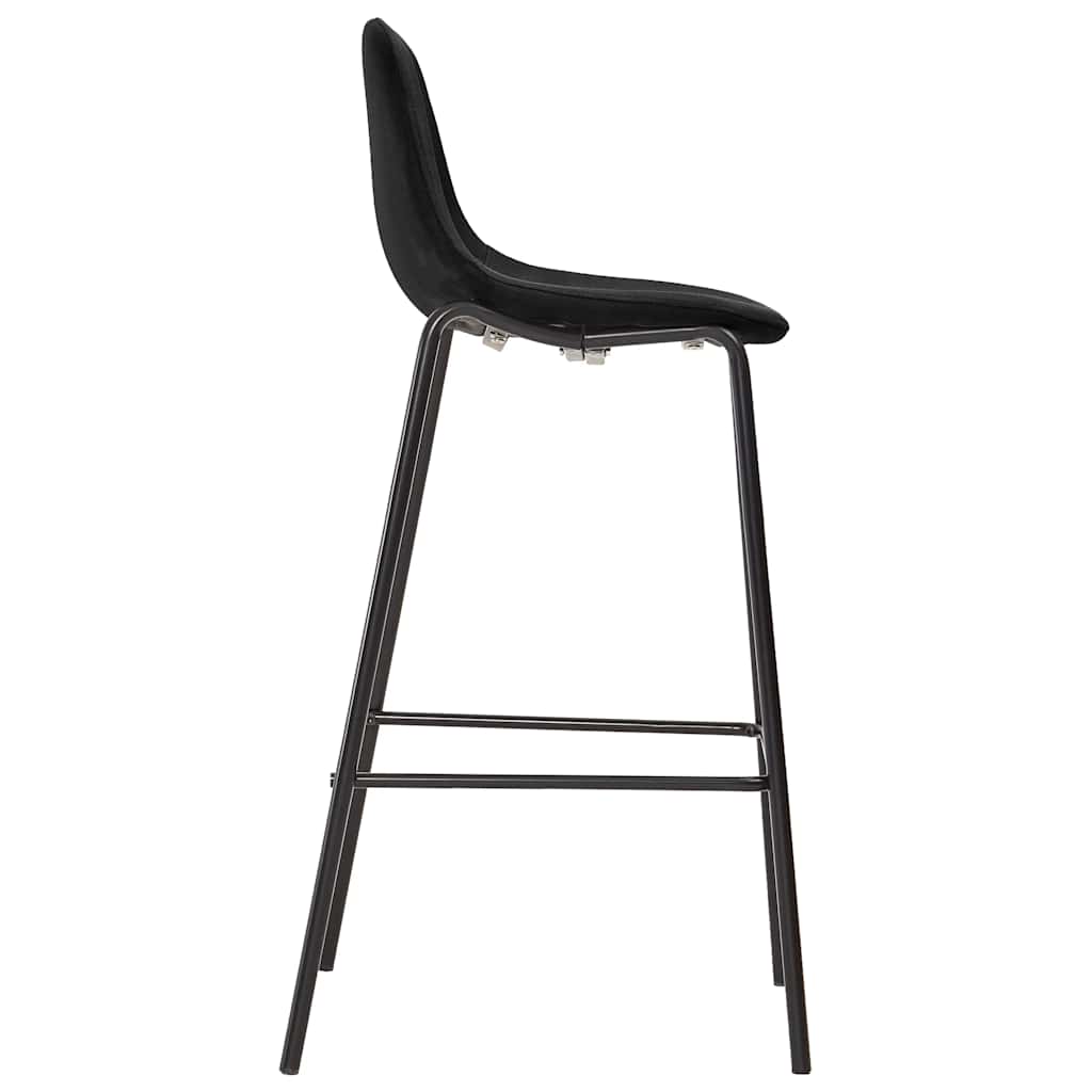 3-tlg. Bar-Set Stoff Dunkelgrau