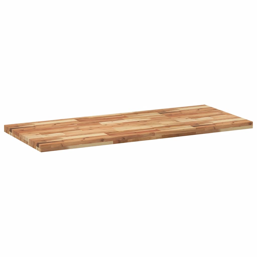 Tischplatte Rechteckig 60x50x2 cm Massivholz Akazie