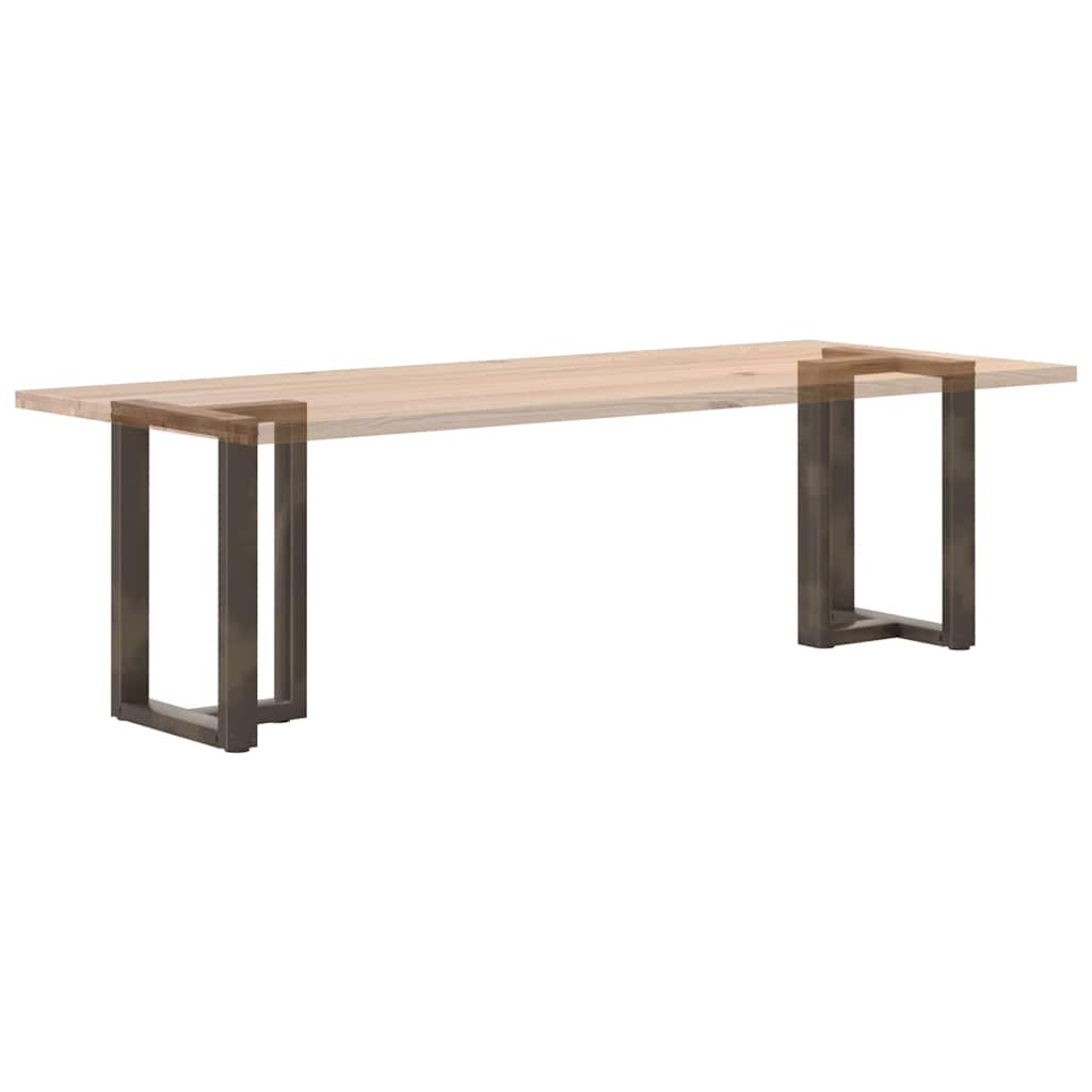 Couchtischbeine T-Form 2 Stk. Schwarz 30x25x(30-31) cm Stahl