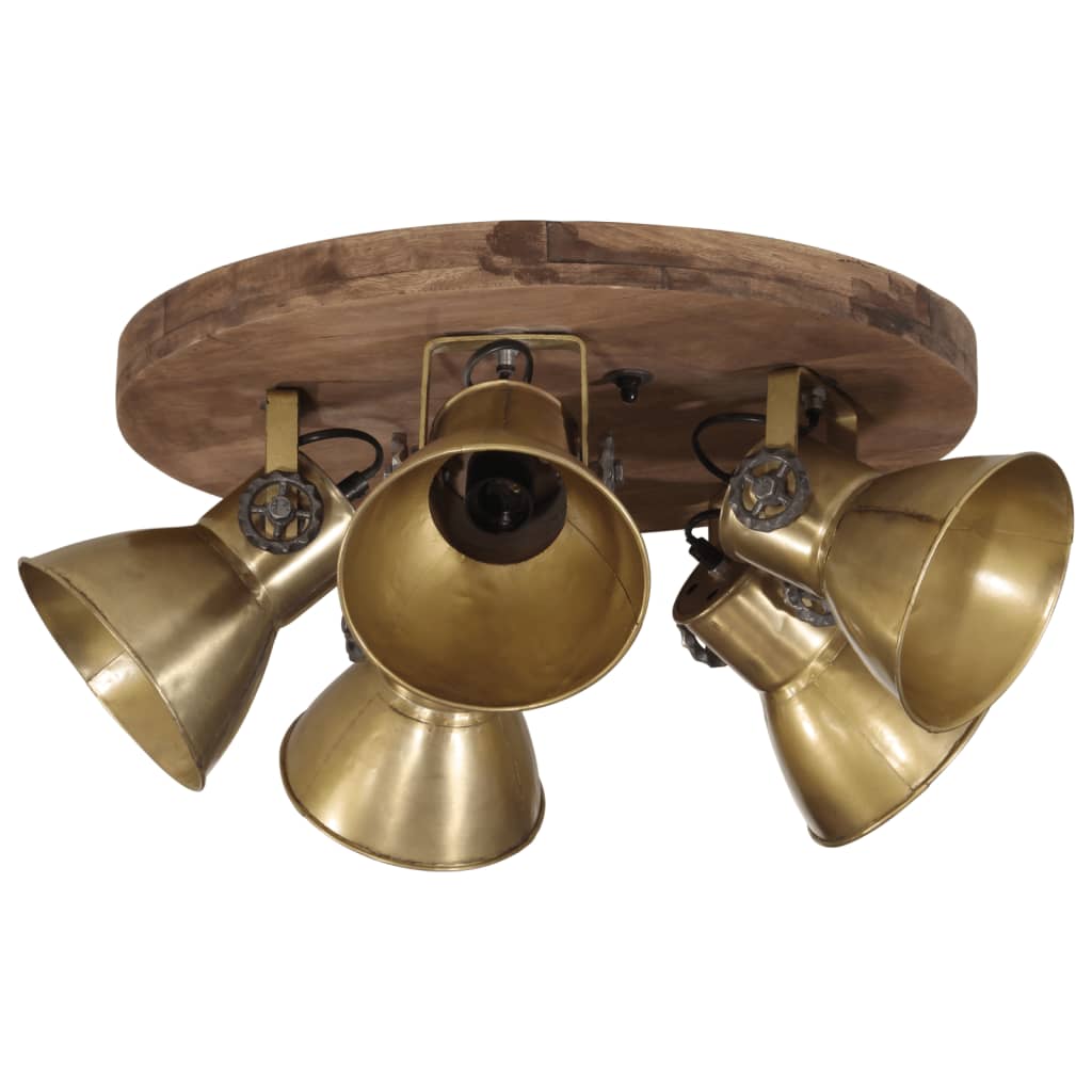 Wandlampe Industriestil Silbern 45x25 cm E27