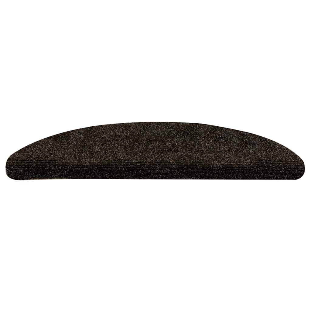 Stufenmatten Selbstklebend 15 Stk. 56x17x3 cm Hellbraun Halbrund