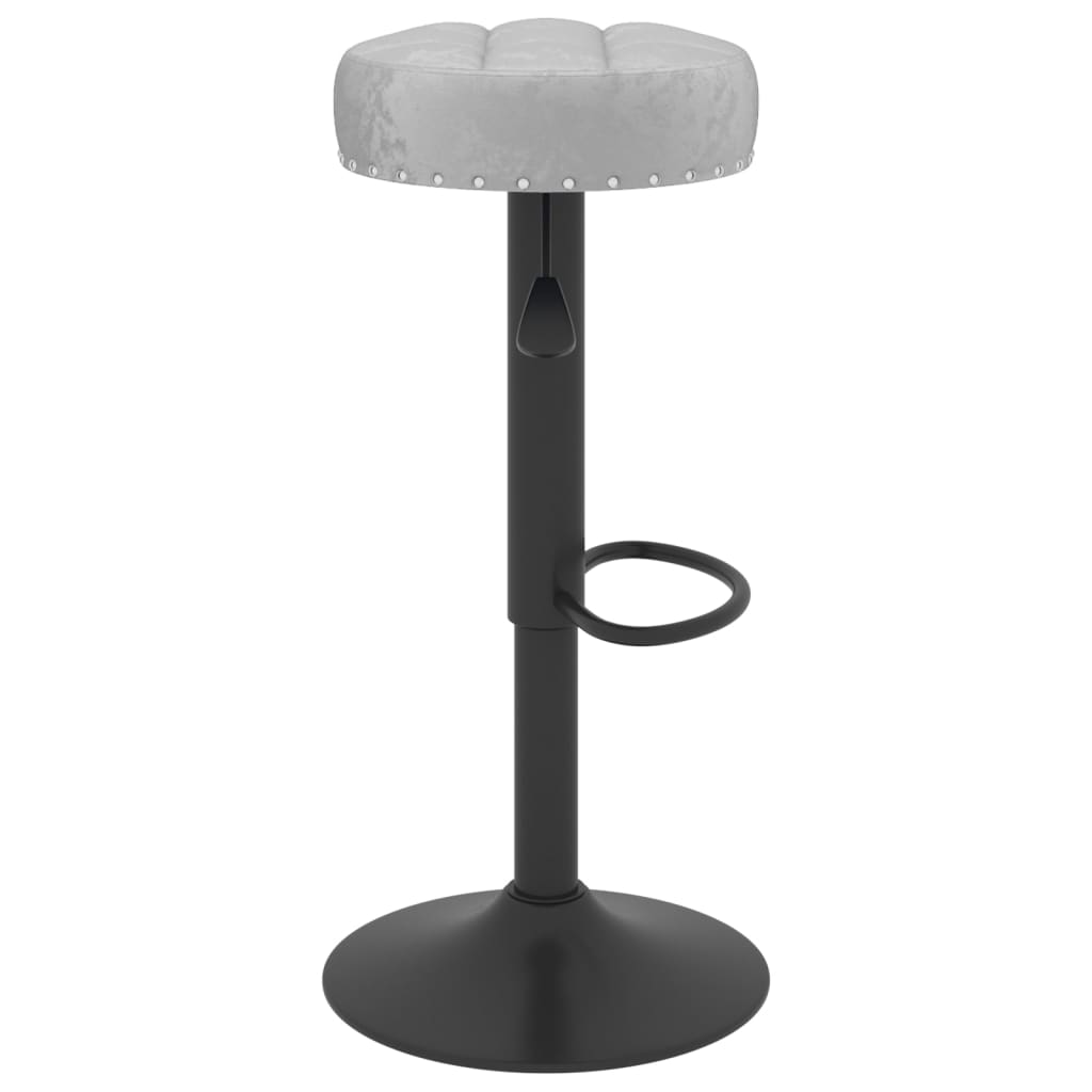 Barhocker 2 Stk. Creme Samt