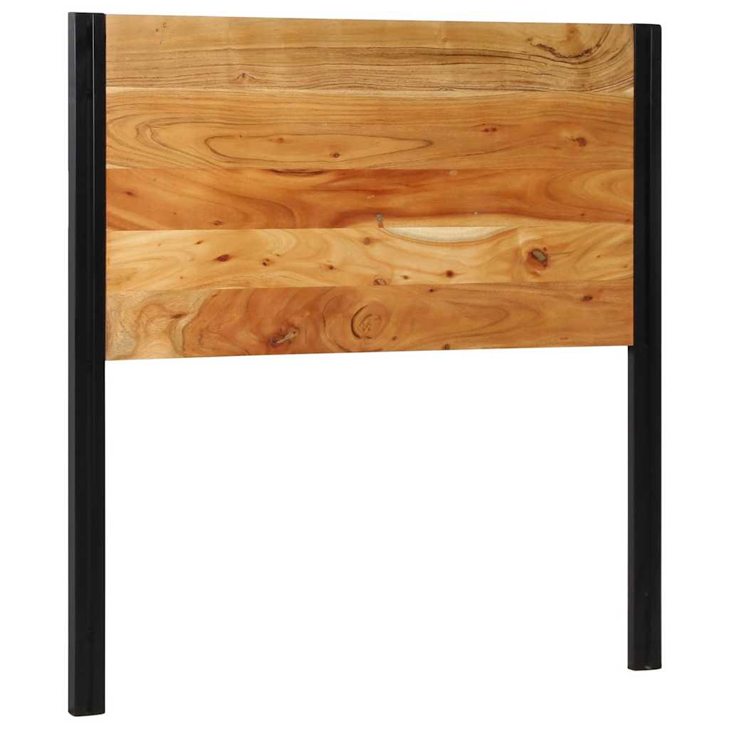 Kopfteil 100 cm Massivholz Mango und Eisen