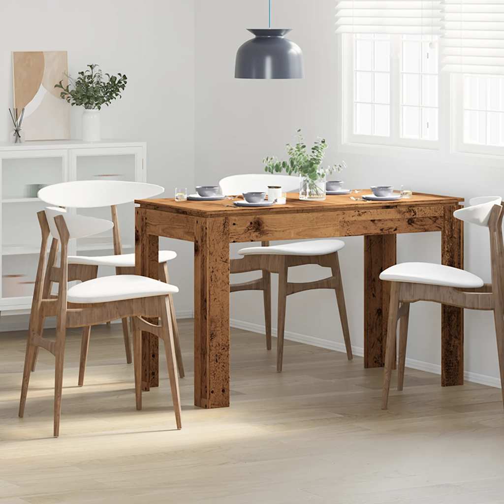 Esstisch Weiß 120x60x76 cm Holzwerkstoff