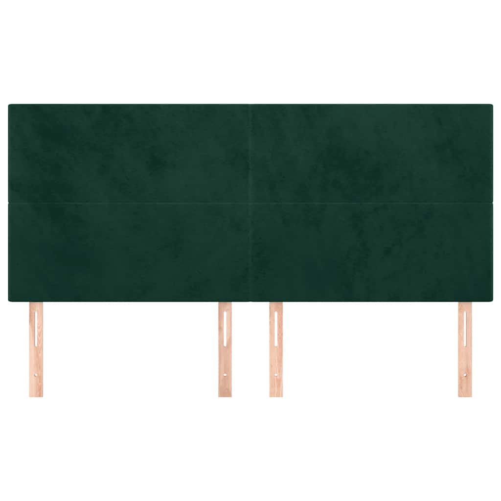 Kopfteil Hellgrau 80x5x118/128 cm Samt