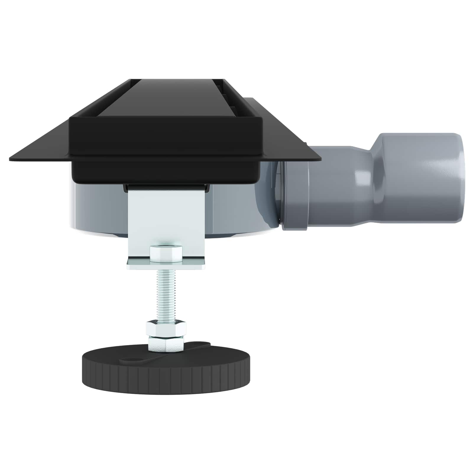 Duschablauf 2-in-1 mit 360° Siphon Silber 54 x 11 x 9,5 cm